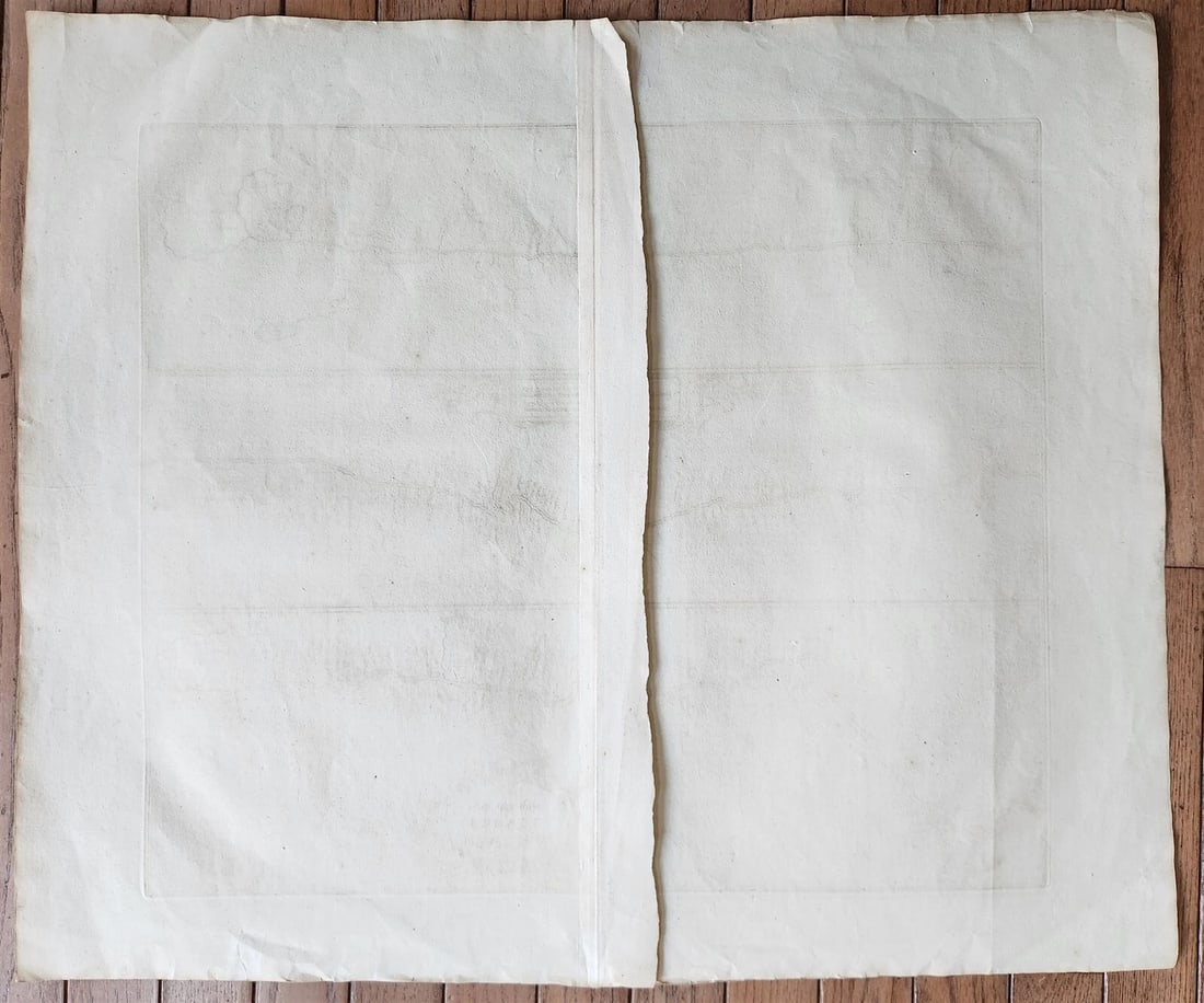 1680 MAP of NORTH RUSSIA antique DWINA FLUVII Nova Description 23 by 27" RARE - 7