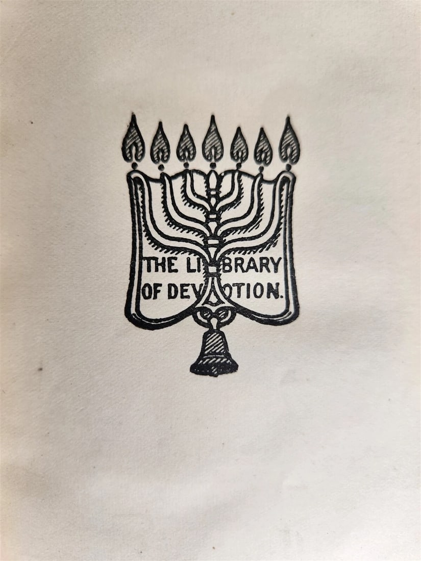 1908 IMITATION of CHRIST THE ECCLESIASTICAL MUSIC signed binding antique - 6