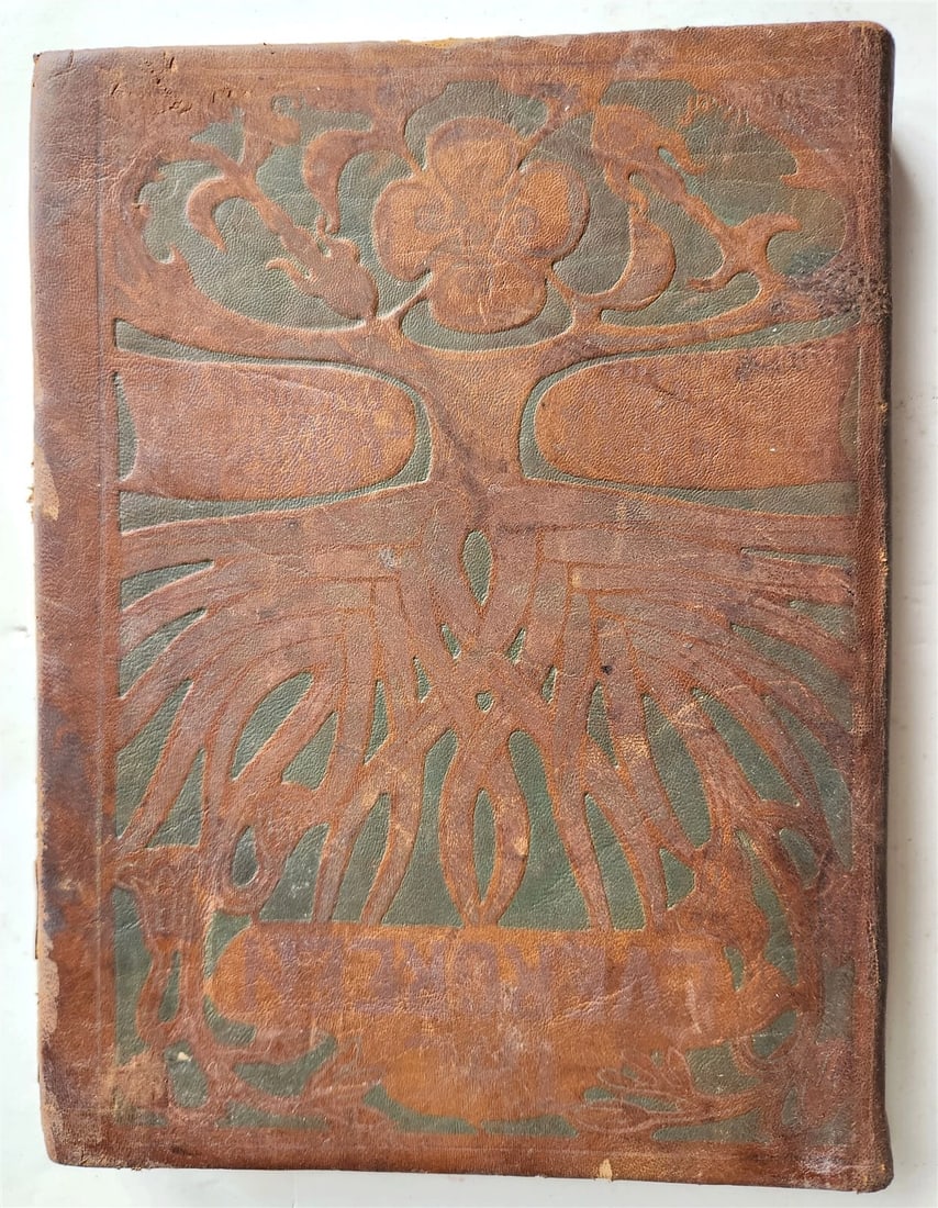 1896 EVERGREEN NORTHERN SEASONAL BOOK OF SUMMER antique ARTS & CRAFTS ILLUSTR. - 2