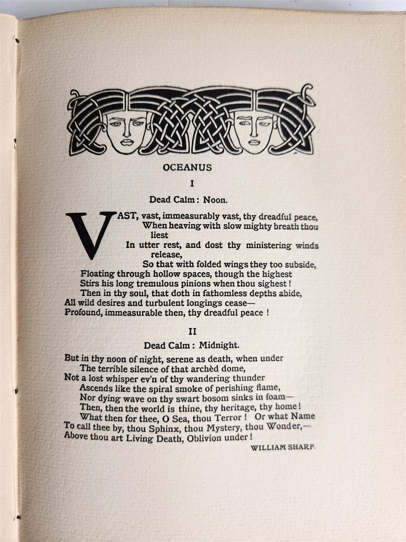 1896 EVERGREEN NORTHERN SEASONAL BOOK OF SUMMER antique ARTS & CRAFTS ILLUSTR. - 8