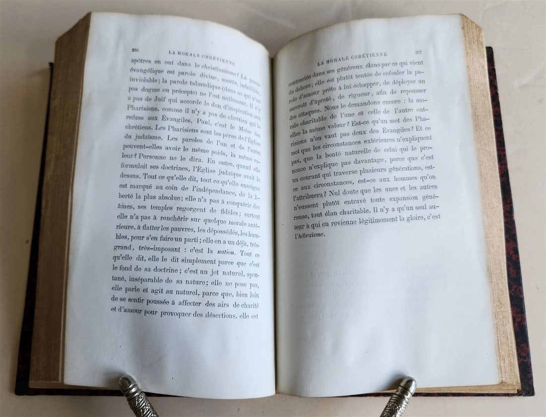 1867 JEWISH & CHRISTIAN MORALITY COMPARES to ISLAMISM antique in FRENCH - 4