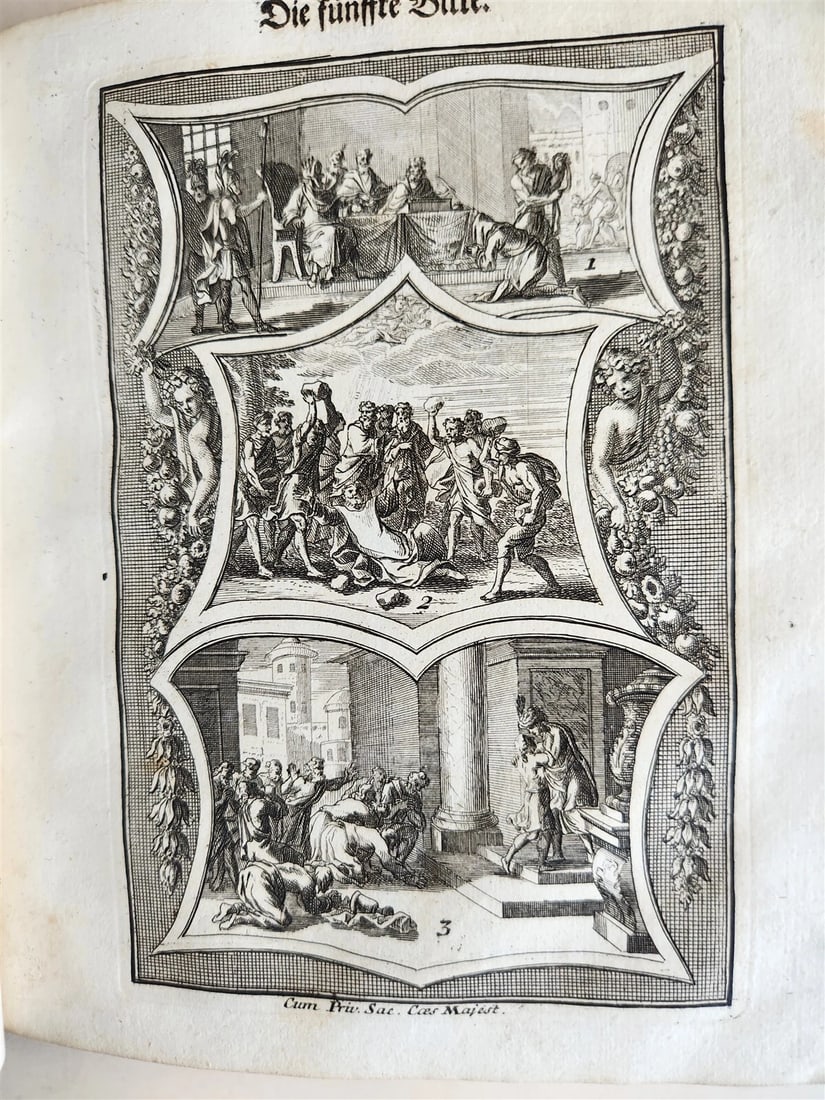 18th century ILLUSTRATED CATECHISM antique - 11