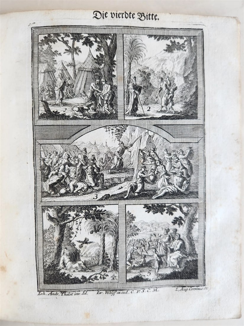 18th century ILLUSTRATED CATECHISM antique - 12