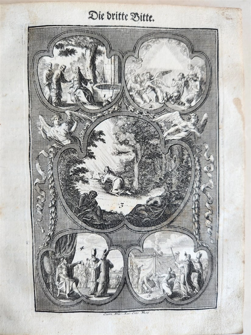 18th century ILLUSTRATED CATECHISM antique - 13