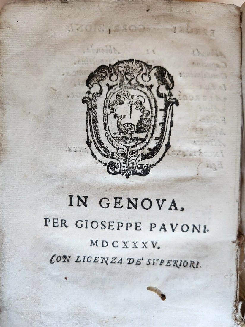 1635 POETRY in ITALIAN antique VELLUM BINDING - 11