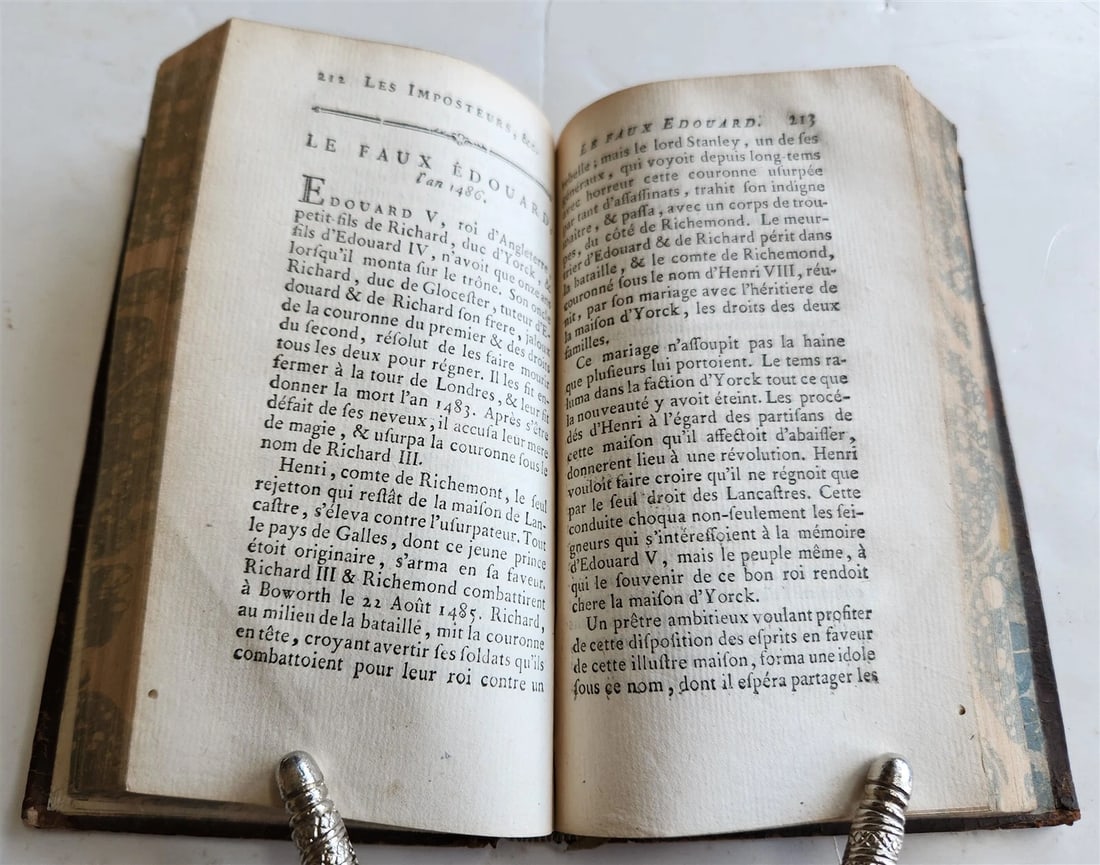 1776 IMPOSTORS & PUNISHED USURPERS story of several adventurers antique FRENCH - 4