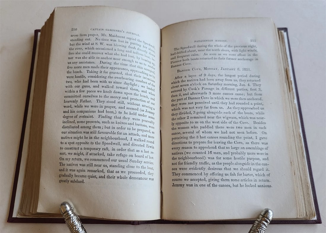 1852 PATAGONIAN MISSIONARY SOCIETY EFFORT in SOUTH AMERICA antique in ENGLISH - 6