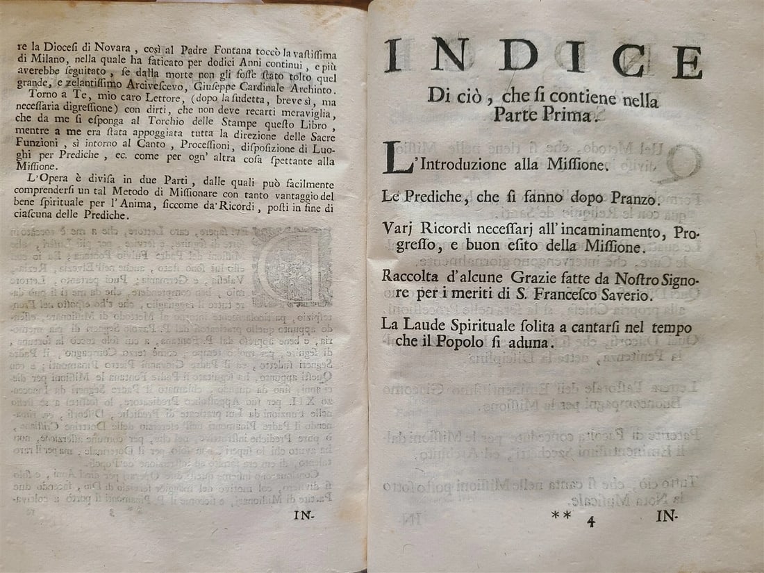 1765 QUARESIMALE DEL PADRE PAOLO SEGNERI antique VELLUM BOUND in Italian - 17