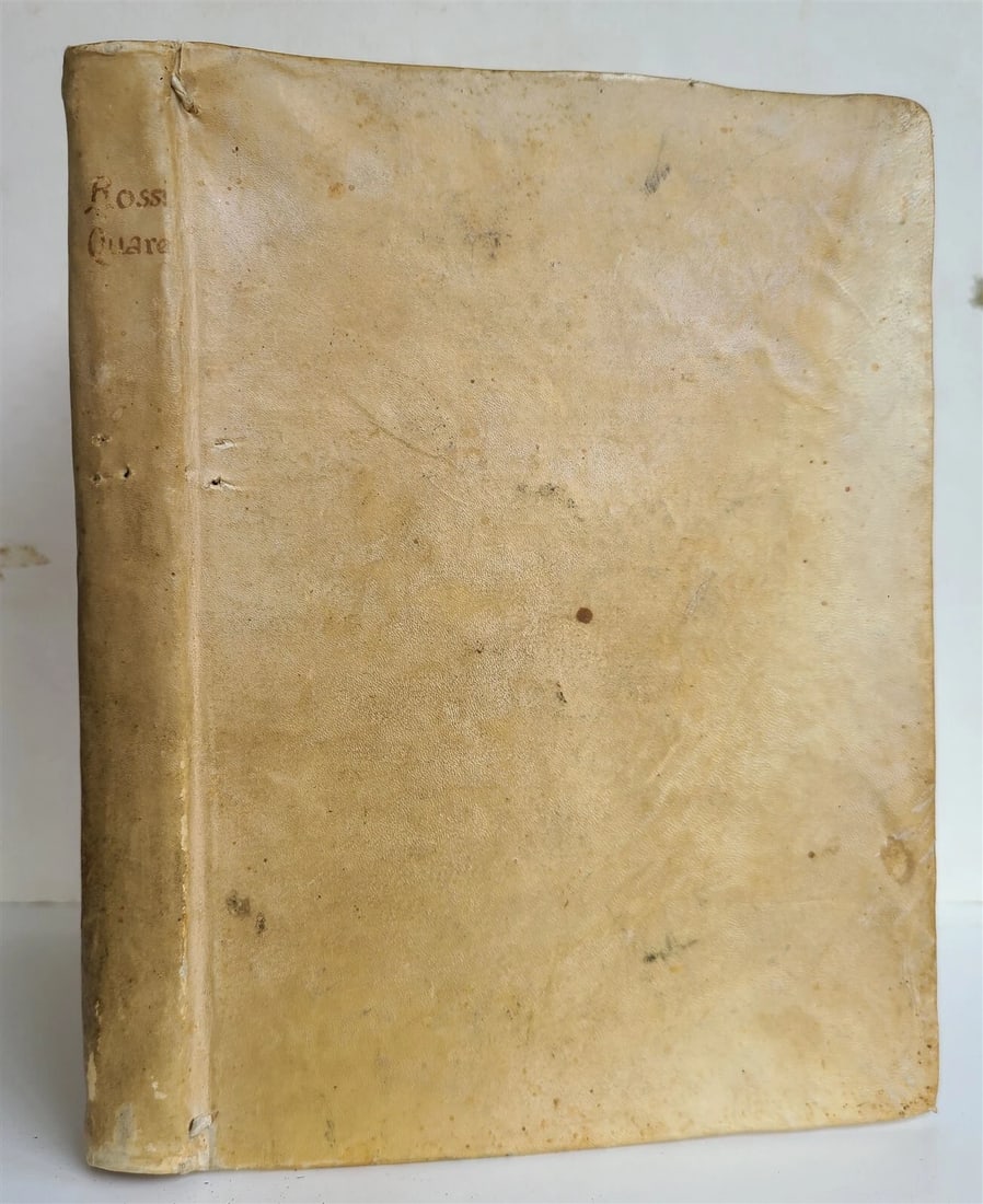 1786 QUARESIMALE POSTUMO DEL PADRE QUIRICO ROSSI antique - 2