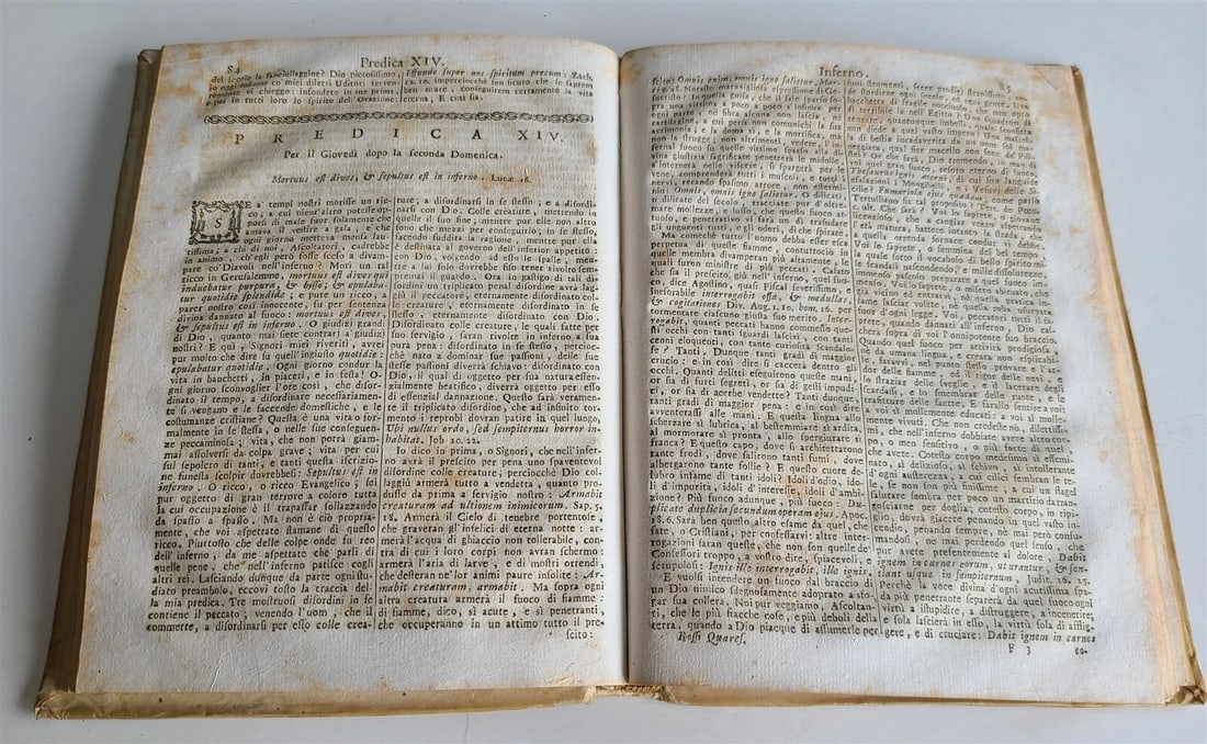 1786 QUARESIMALE POSTUMO DEL PADRE QUIRICO ROSSI antique - 6