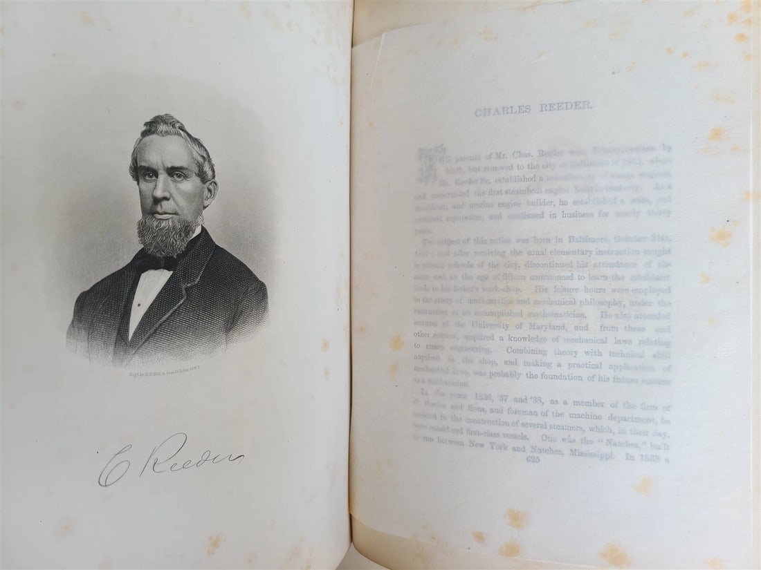 1871 SKETCHES of MEN of MARK antique ILLUSTRATED AMERICANA - 10