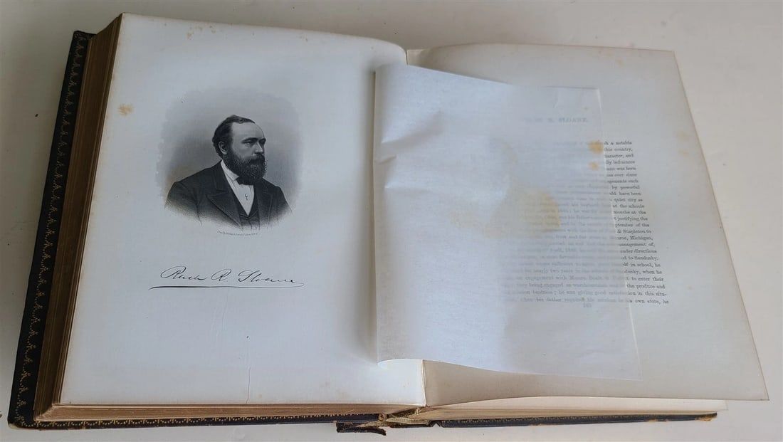 1871 SKETCHES of MEN of MARK antique ILLUSTRATED AMERICANA - 7