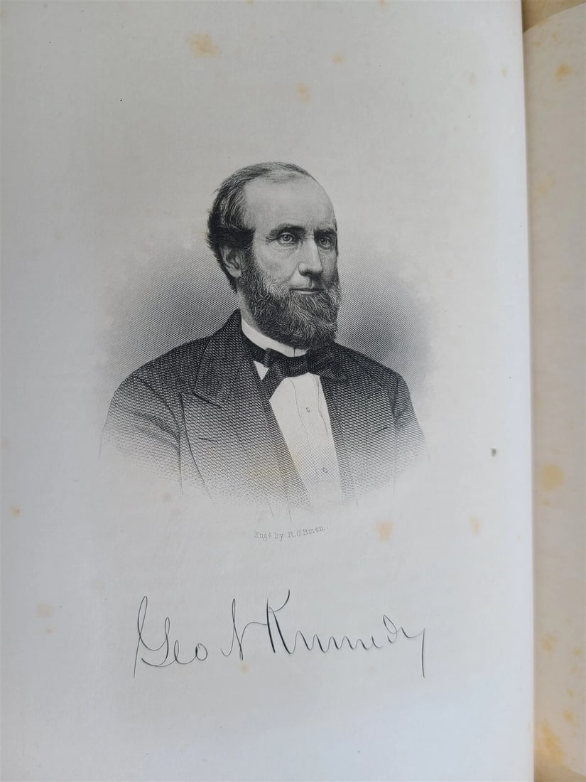 1871 SKETCHES of MEN of MARK antique ILLUSTRATED AMERICANA - 9