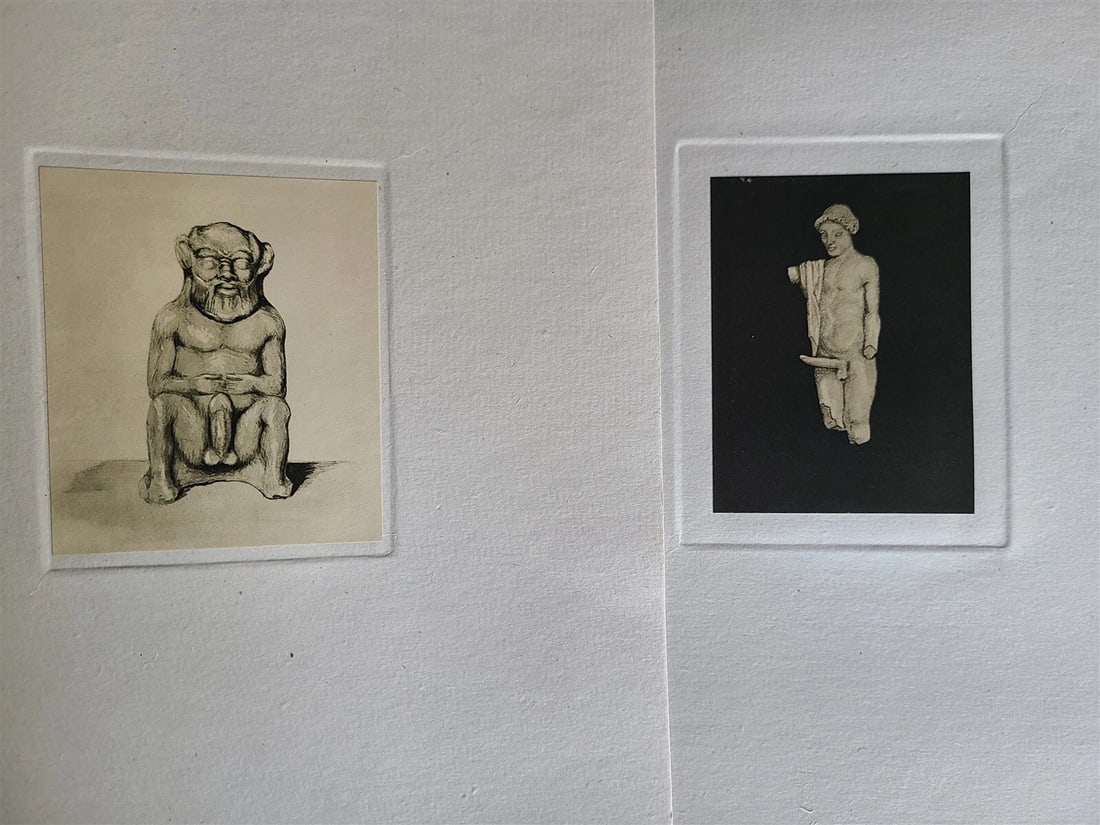 1921 ANTIKE EROTIK in Kleinkunst und Keramik Gaston Vorberg antique 111 PLATES - 11