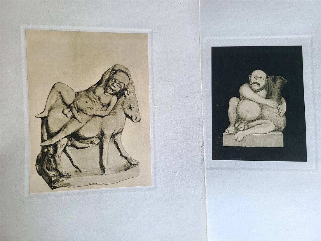 1921 ANTIKE EROTIK in Kleinkunst und Keramik Gaston Vorberg antique 111 PLATES - 4