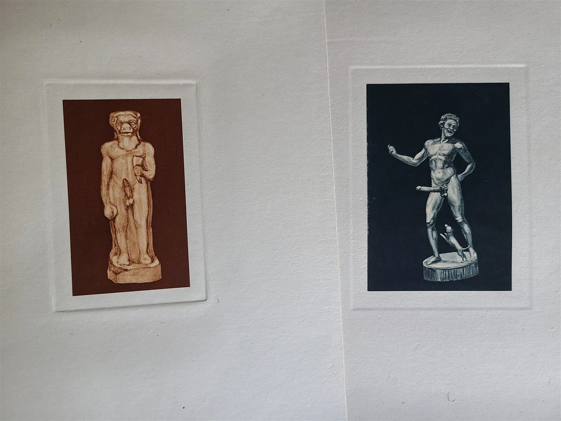 1921 ANTIKE EROTIK in Kleinkunst und Keramik Gaston Vorberg antique 111 PLATES - 6