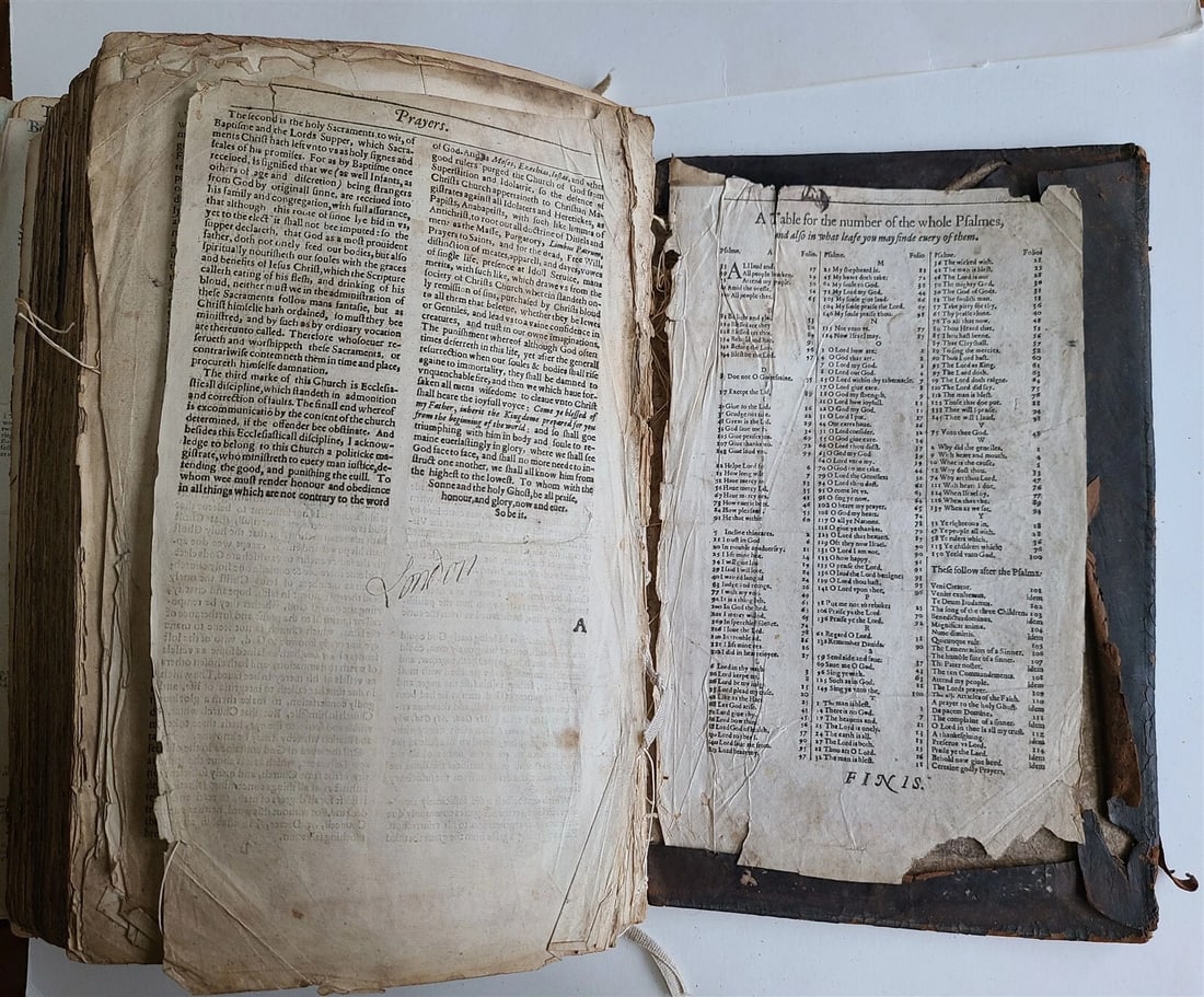 1640 BIBLE in ENGLISH FOLIO by Thomas Stafford antique OLD & NEW TESTAMENT - 11