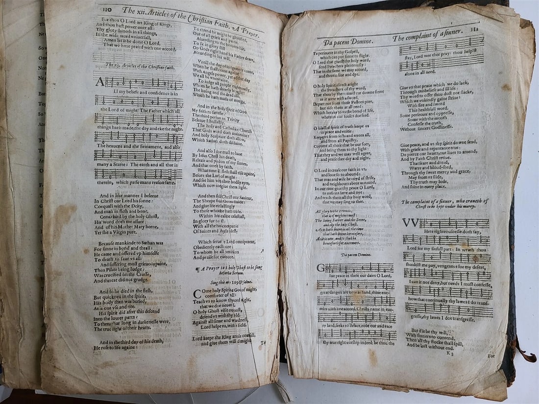 1640 BIBLE in ENGLISH FOLIO by Thomas Stafford antique OLD & NEW TESTAMENT - 12