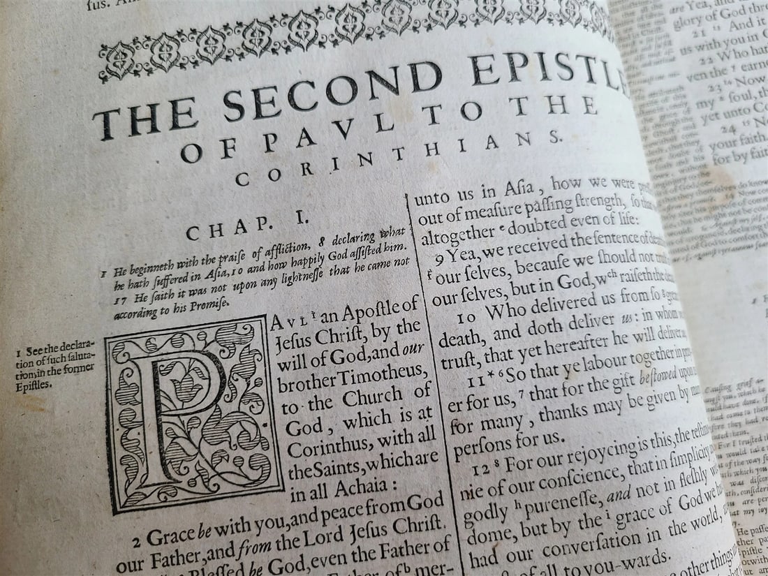1640 BIBLE in ENGLISH FOLIO by Thomas Stafford antique OLD & NEW TESTAMENT - 15