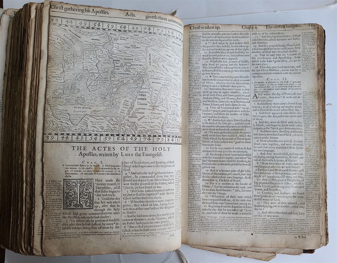 1640 BIBLE in ENGLISH FOLIO by Thomas Stafford antique OLD & NEW TESTAMENT - 16