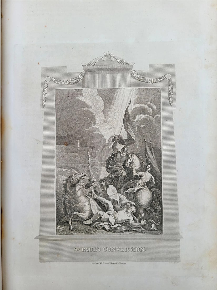 1820 JOHN BROWN BIBLE ENGLISH Self-Interpreting antique FOLIO AMERICANA NEW YORK - 10