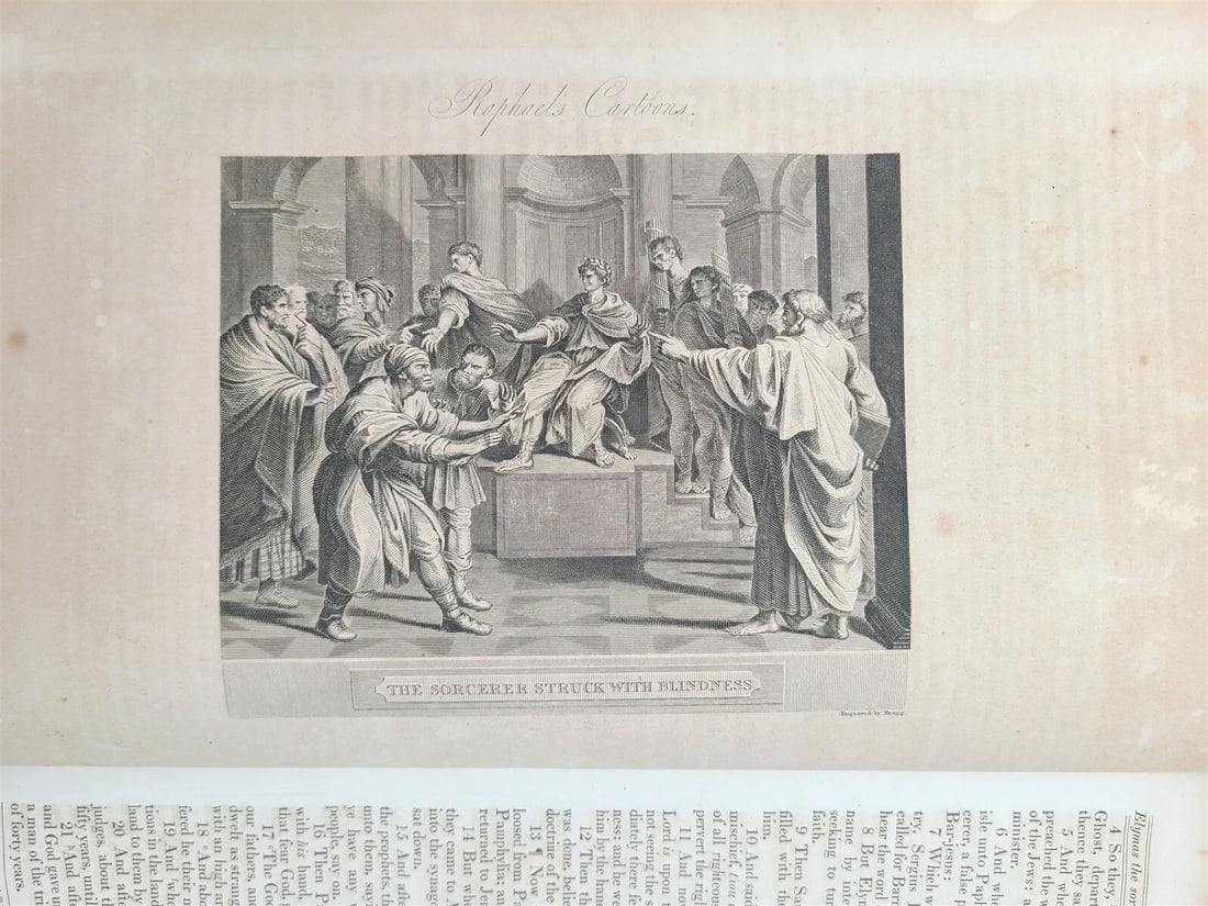 1820 JOHN BROWN BIBLE ENGLISH Self-Interpreting antique FOLIO AMERICANA NEW YORK - 12