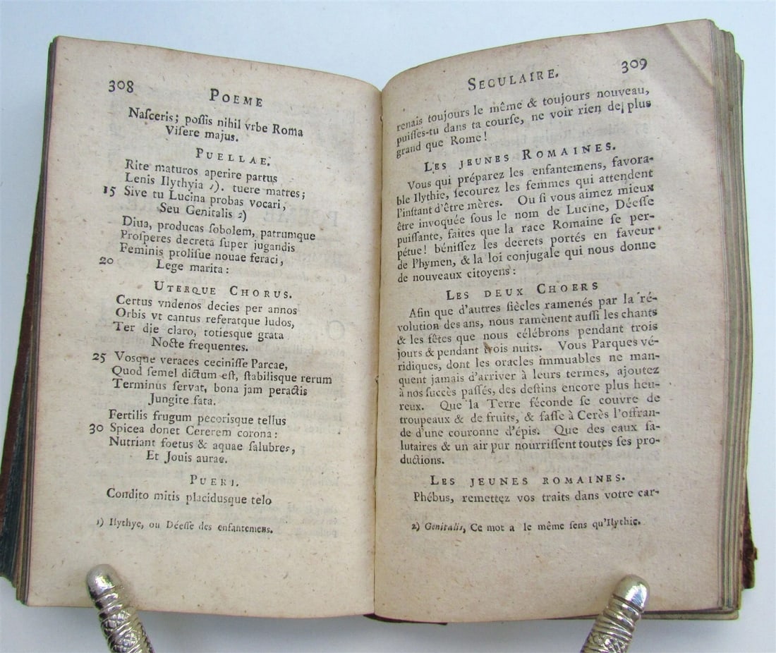 1762 HORACE POETRY in DUTCH ANTIQUE HORATIUS Les Poësies - 4