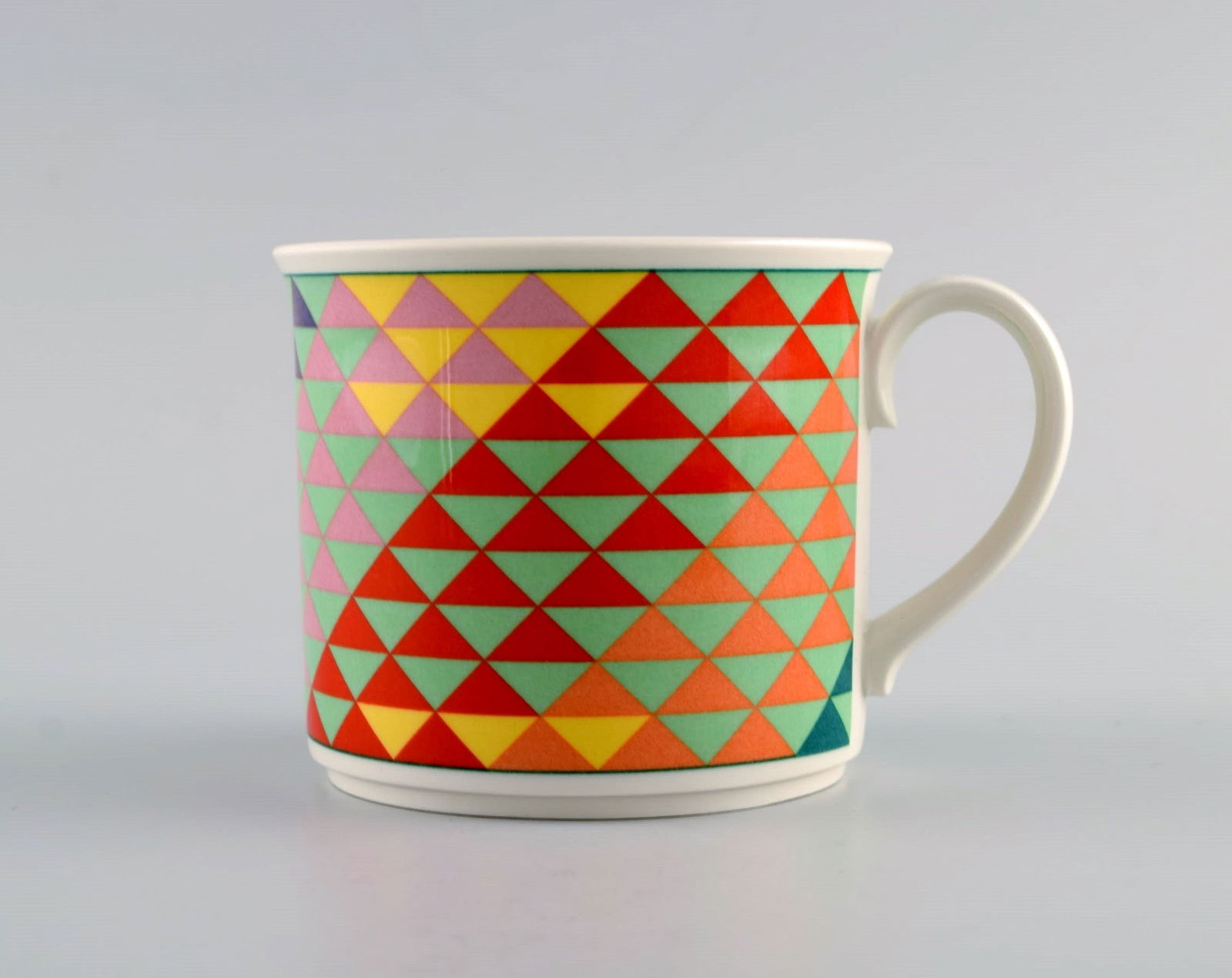 Gallo Design, Germany. Pamplona coffee service for five people. Colorful decoration. Late 20th - 3