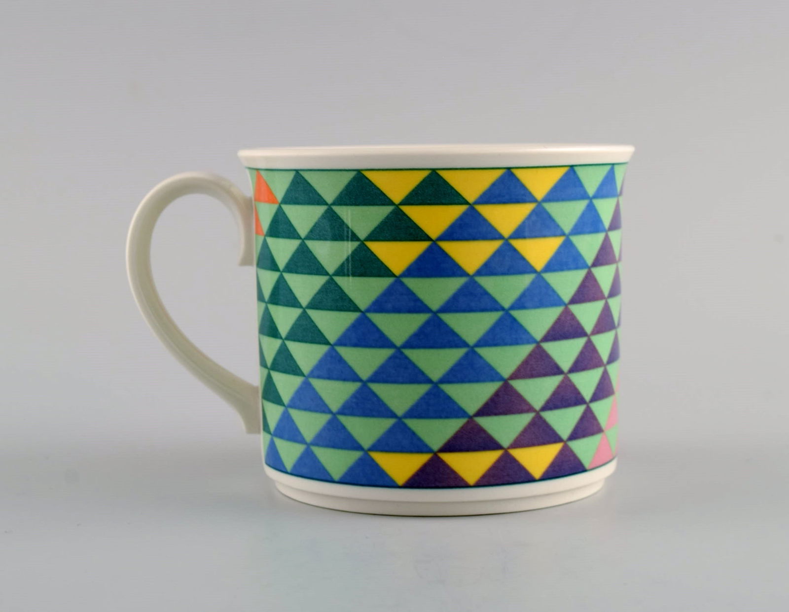 Gallo Design, Germany. Pamplona coffee service for five people. Colorful decoration. Late 20th - 4