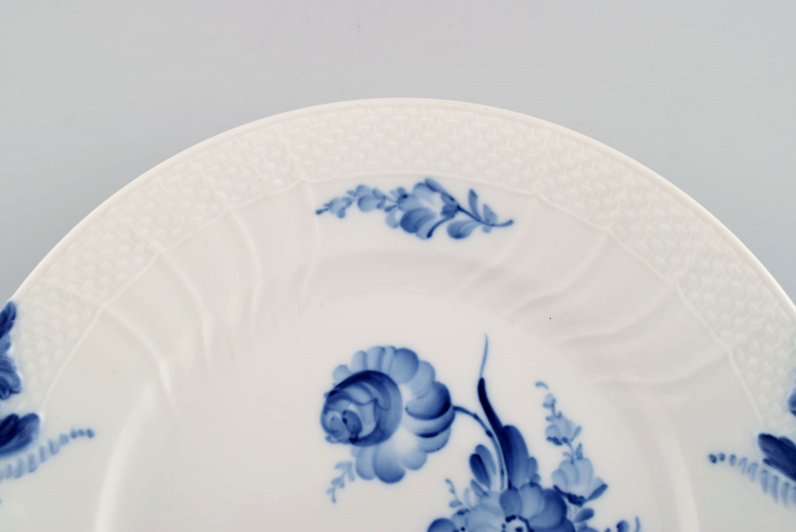 Royal Copenhagen Blue Flower Curved dish. Model number 10/1864. Dated 1962. - 3
