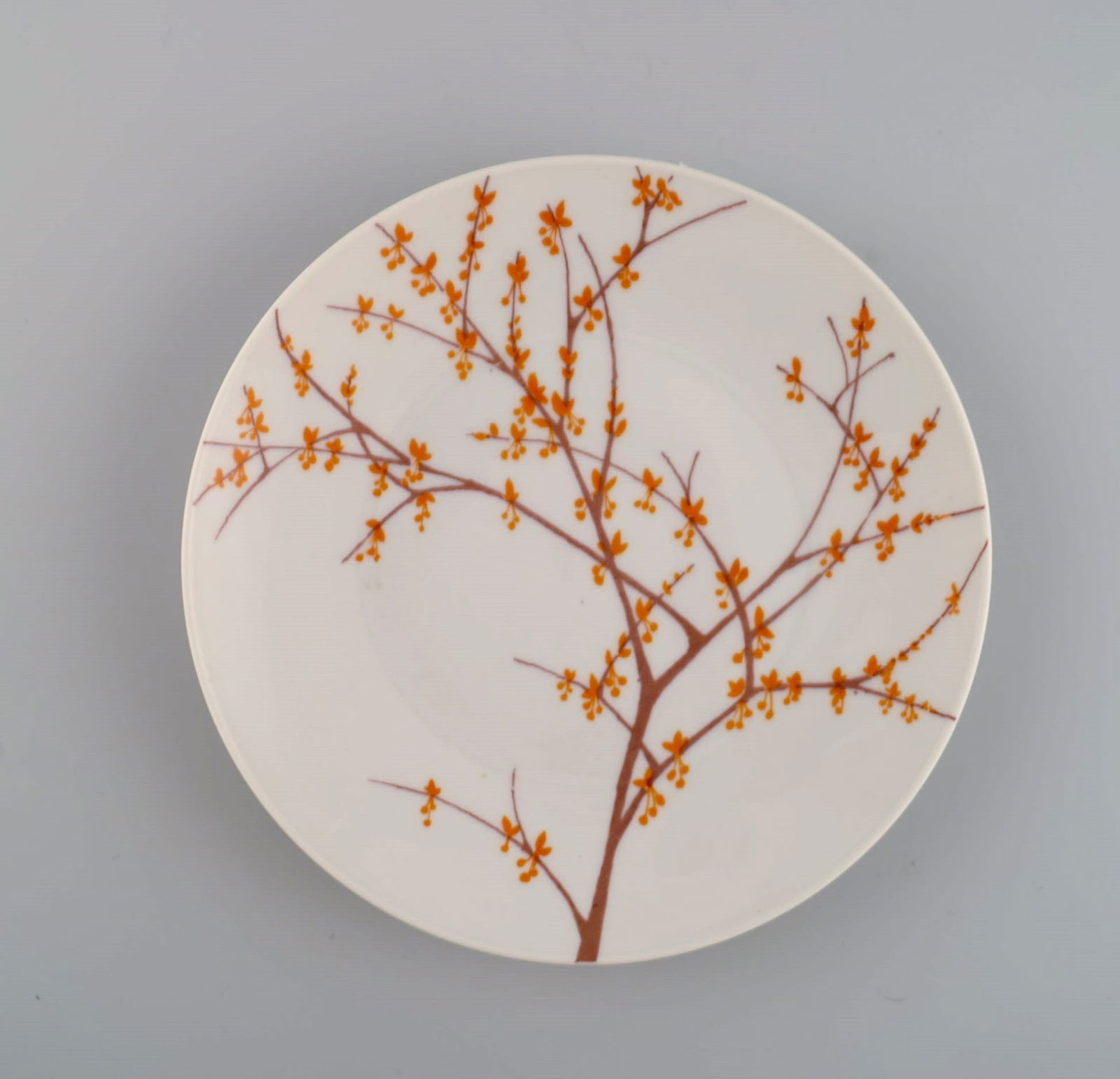 Bjørn Wiinblad for Rosenthal. Eight "Herbst / Autumn" porcelain plates decorated with branches - 2