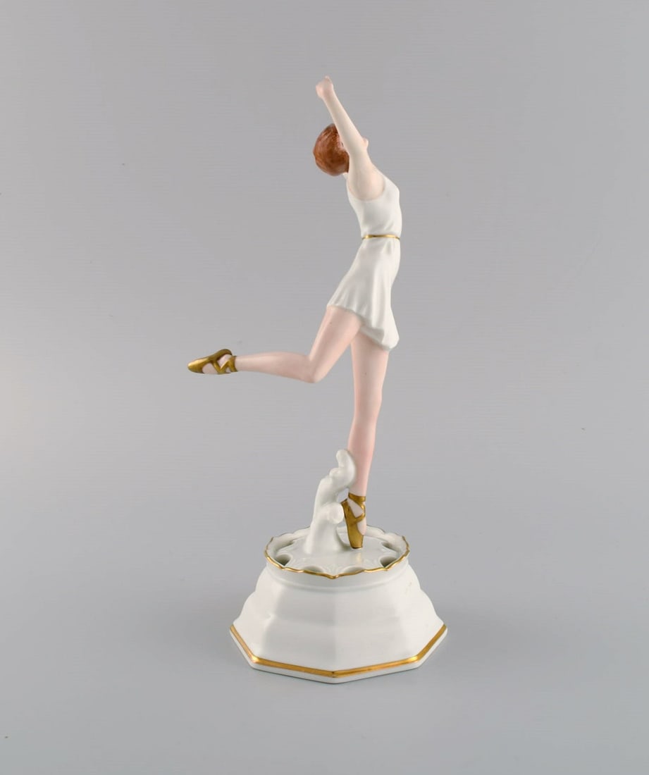 Rosenthal art deco porcelain figurine. Ballerina. 1930s. - 3