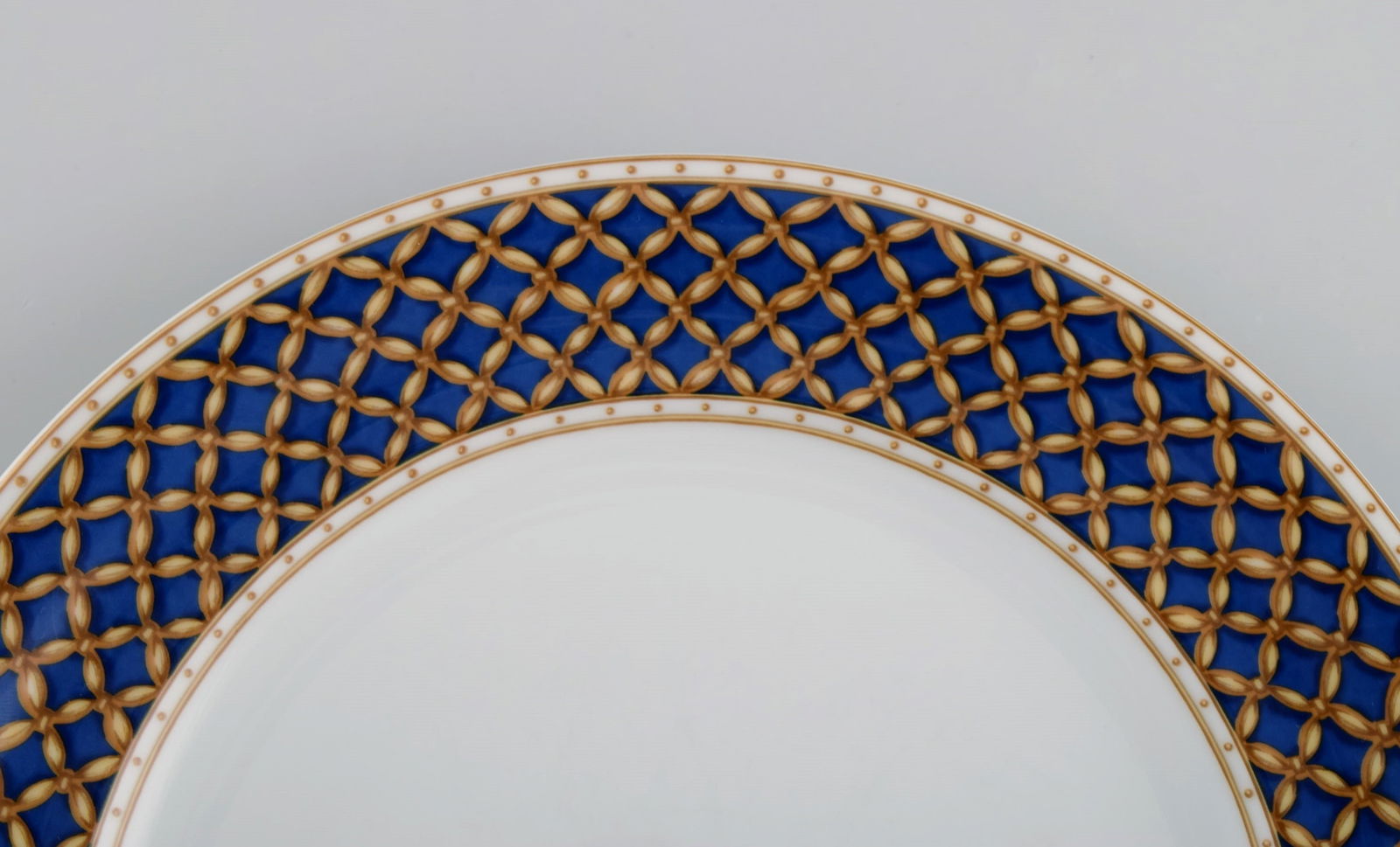 Twelve rare Royal Copenhagen Liselund dinner plates. Model number 625. - 3