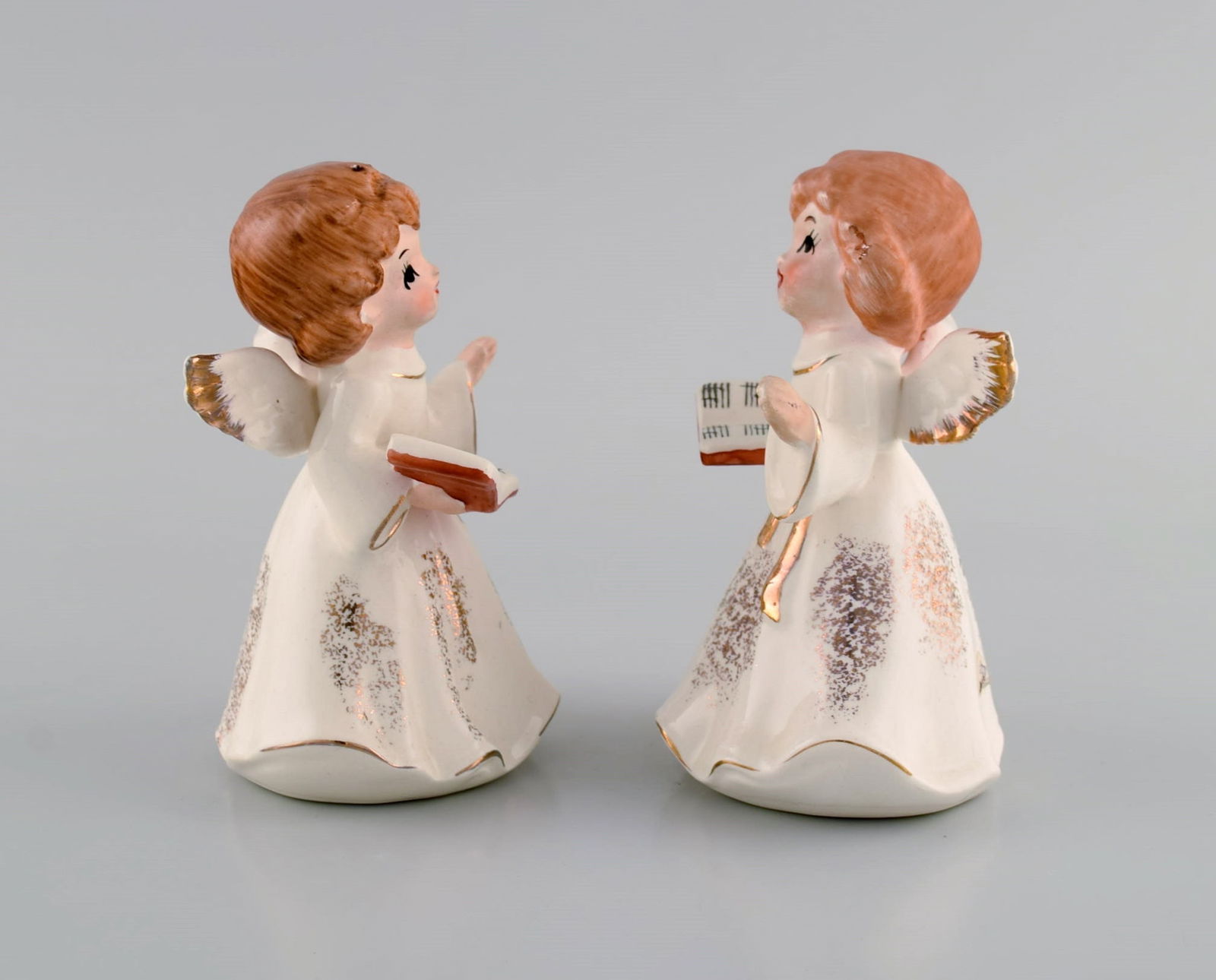 Five porcelain figurines. Angels and children. 1980s. - 4