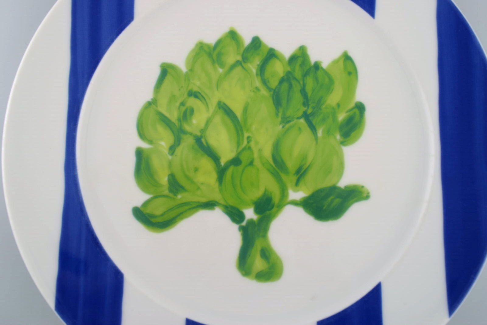 Rosenthal Designers Guild. Orchard Collection. Five large porcelain cover plates. Blue / white - 3