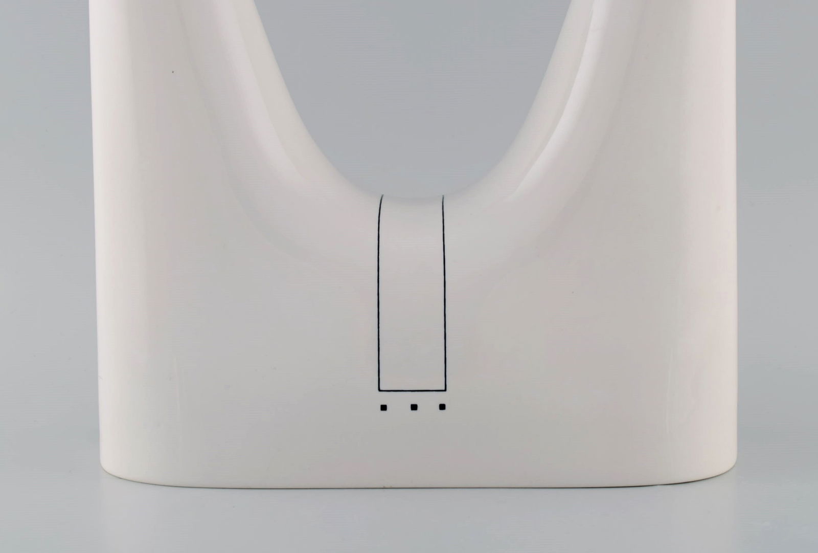 Heide Warlamis for Vienna Collection. Funkis porcelain teapot. Austria, 1980s. - 3