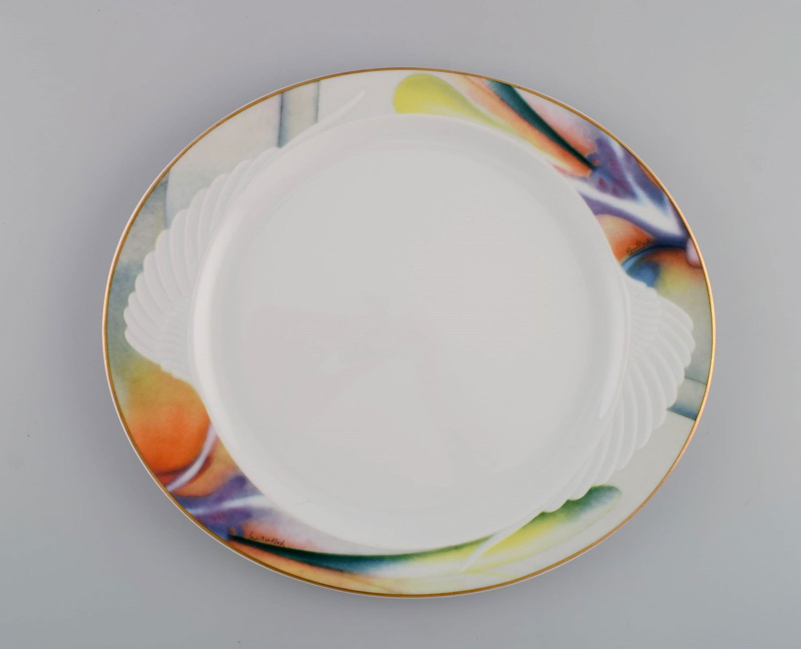 Paul Wunderlich for Rosenthal. 10 Mythos porcelain dinner plates. 1980s / 90s. - 2