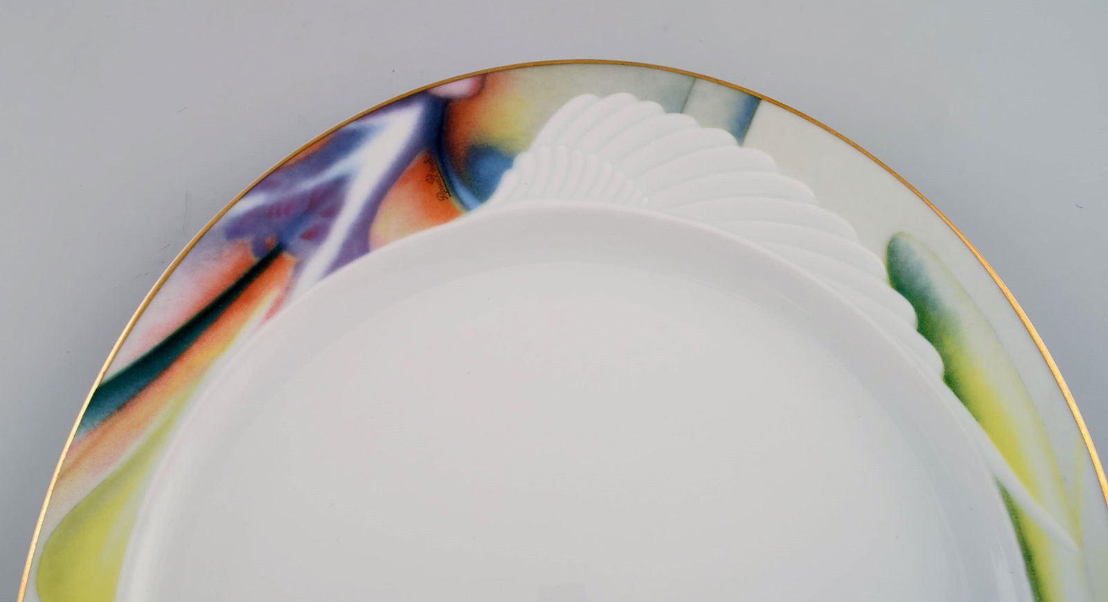 Paul Wunderlich for Rosenthal. 10 Mythos porcelain dinner plates. 1980s / 90s. - 3