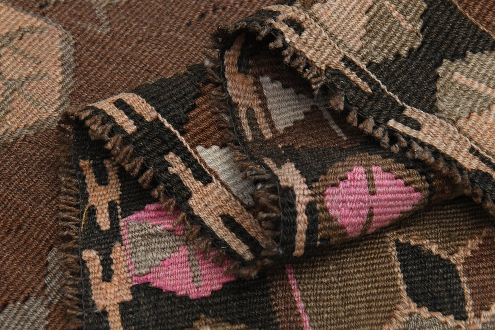 5x14 ft, TURKISH WIDE KILIM Runner - 6