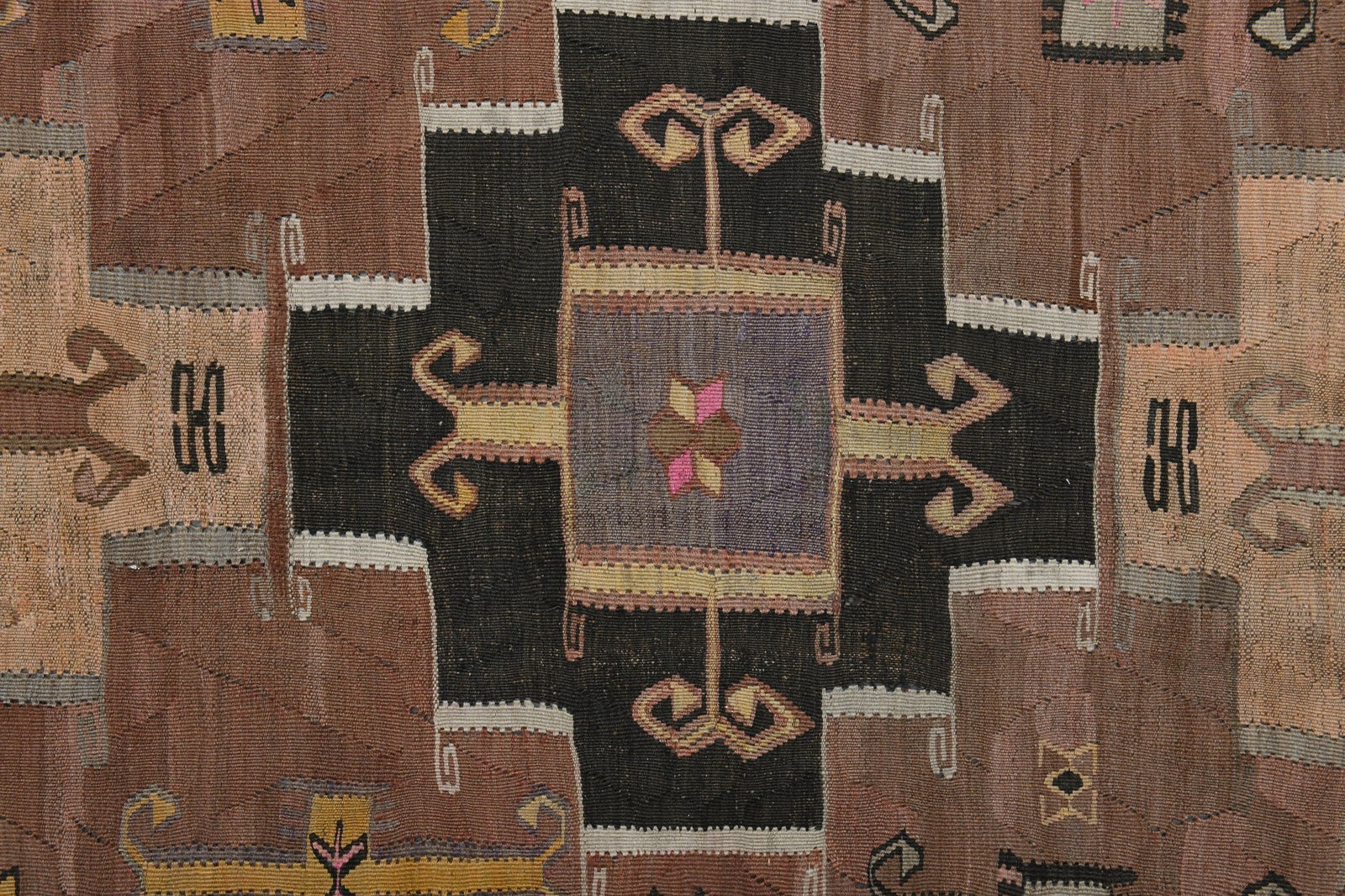 5x14 ft, TURKISH WIDE KILIM Runner - 8