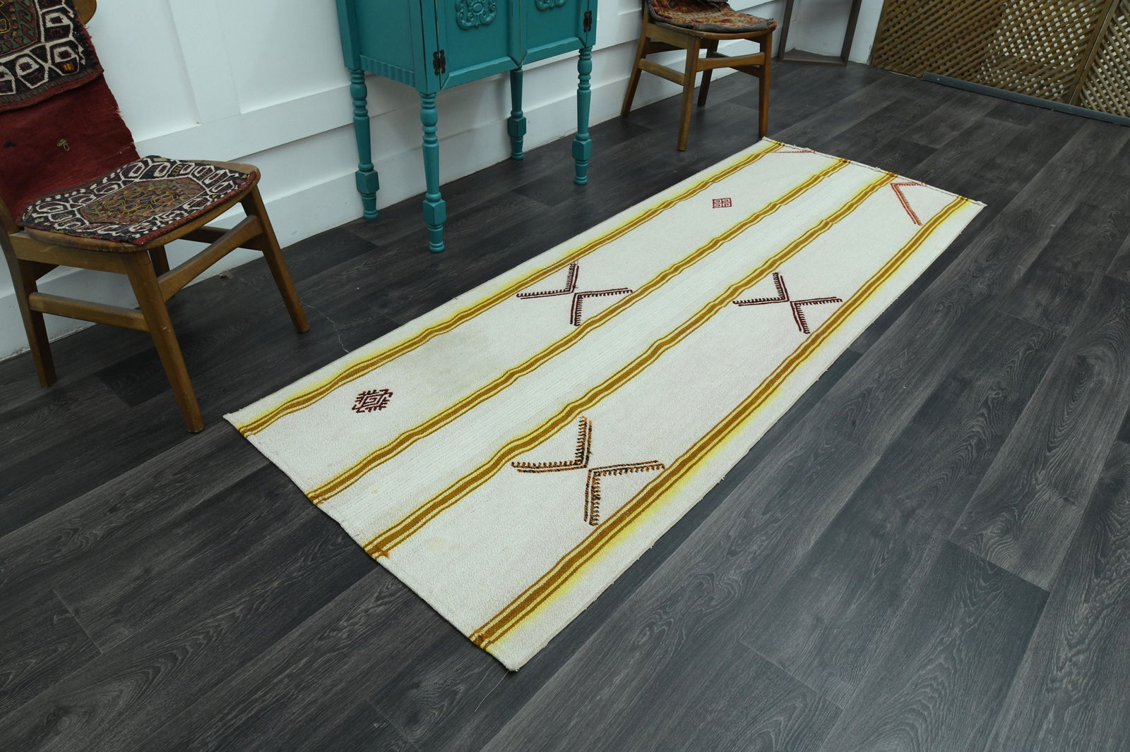 3.1x8.5 Ft VINTAGE TURKISH Rug - 2