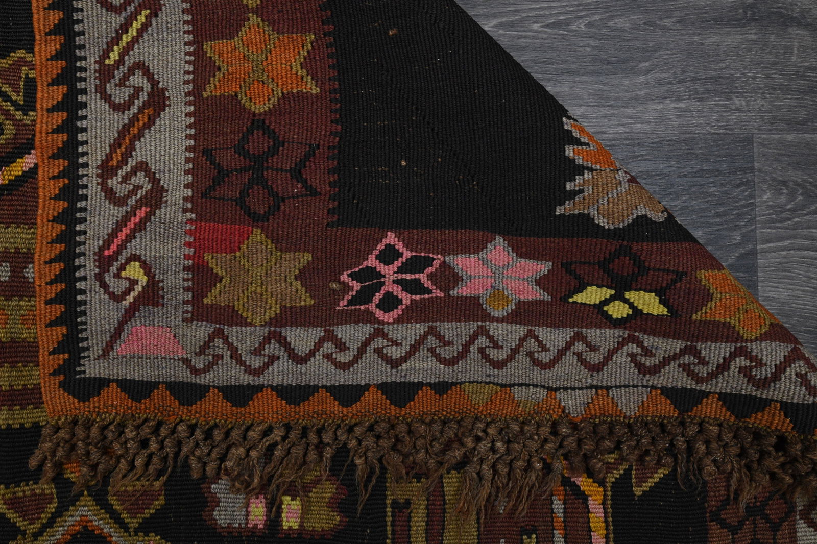 4.9x10.8 Ft, WIDE KILIM Runner Rug - 7