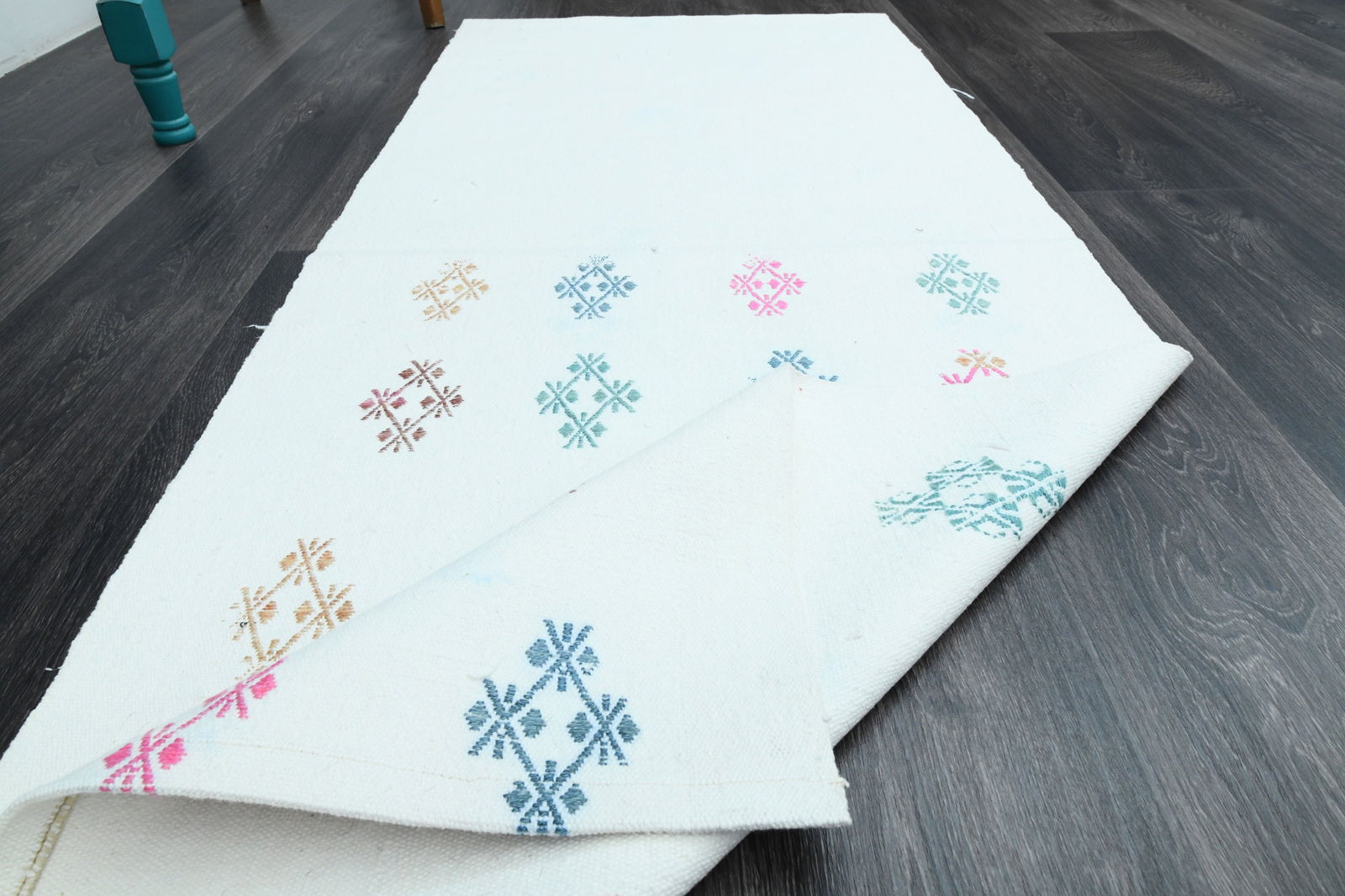 2.4x6 ft, TURKISH KILIM Runner - 8