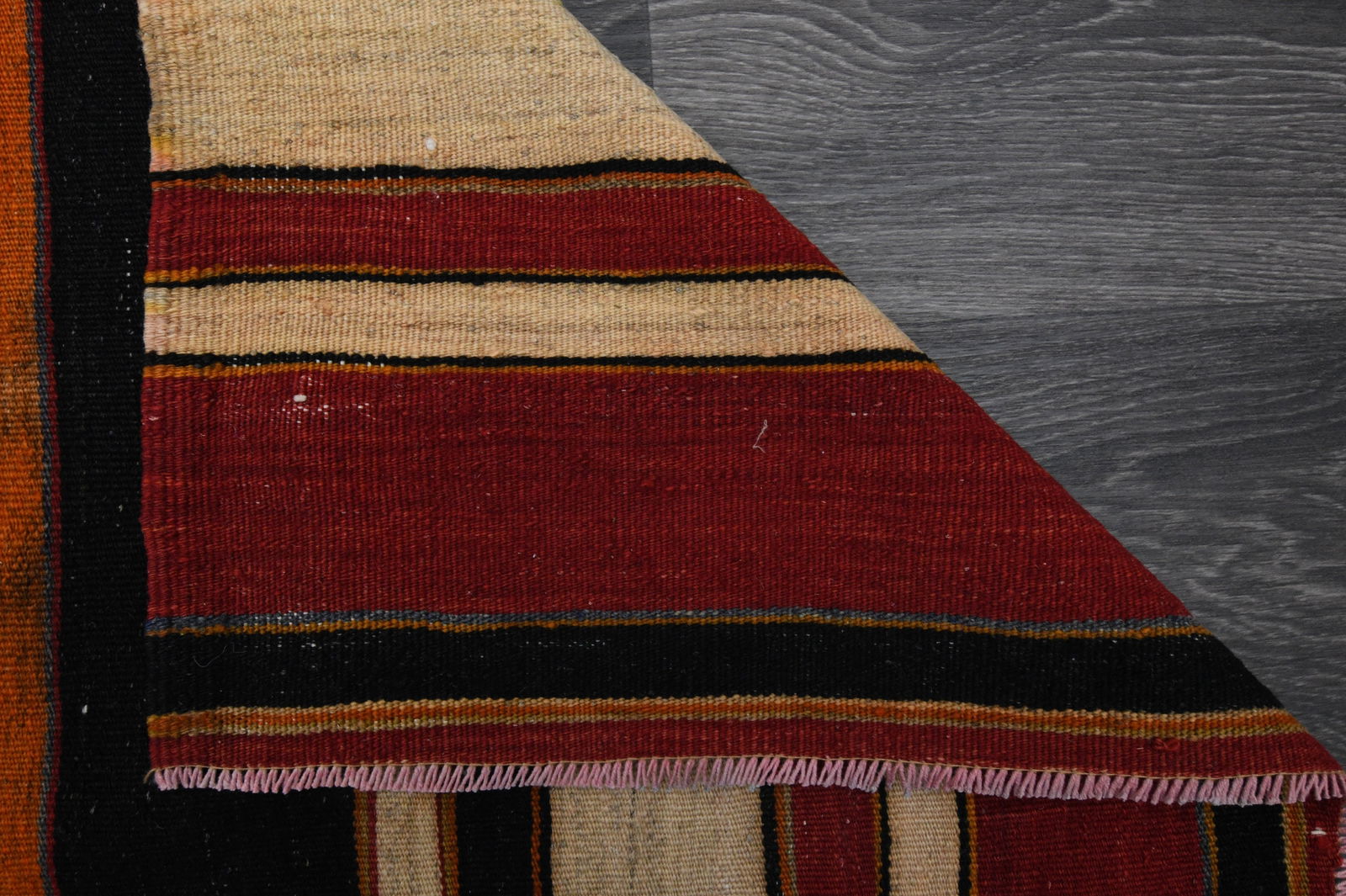 4x11.9 ft, TURKISH KILIM Runner - 7