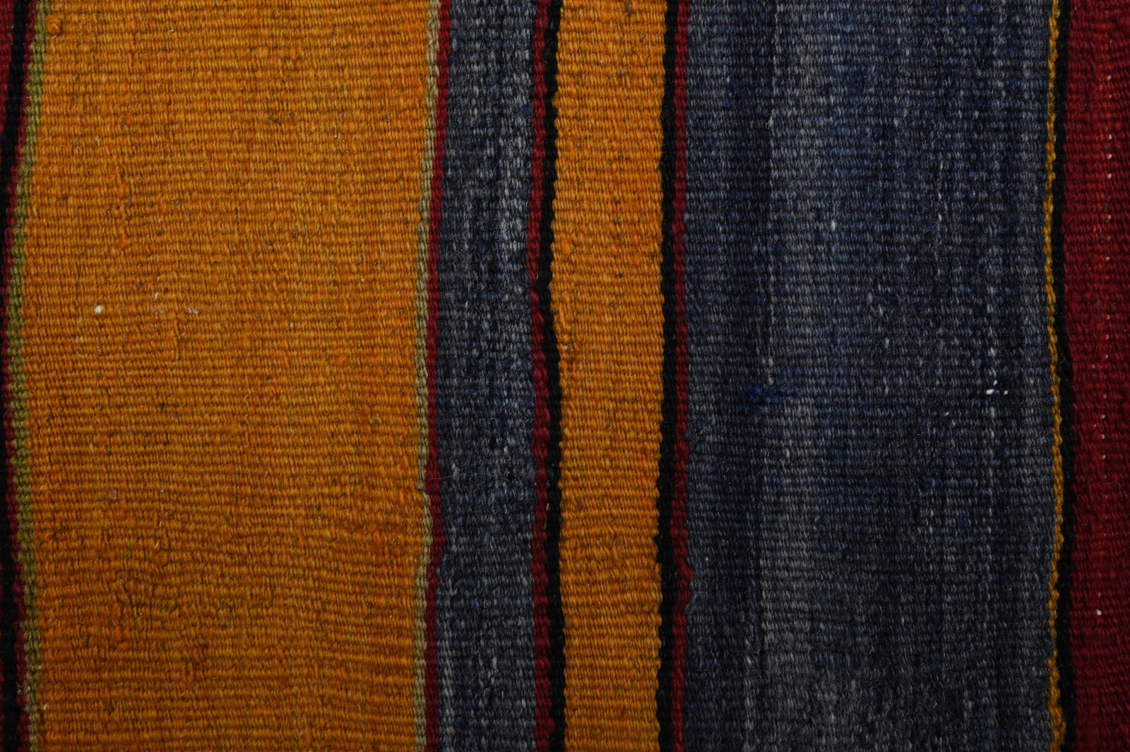 4.1x12.7 ft, TURKISH KILIM Runner - 6