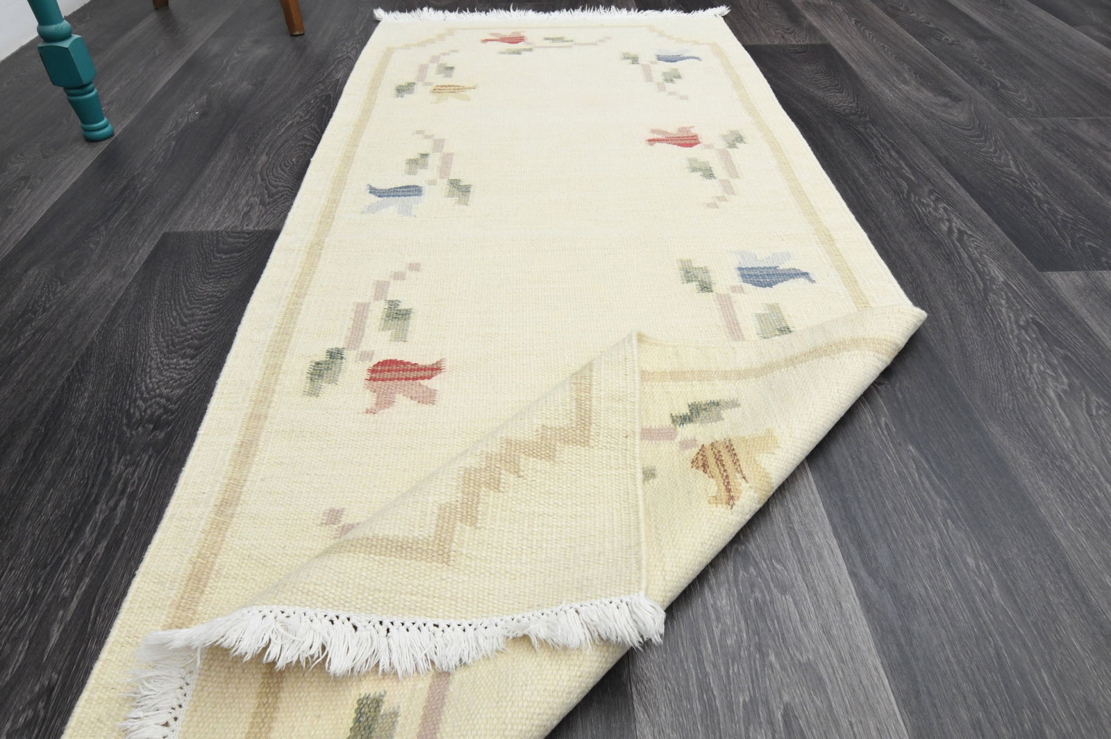 2.7x6.3 ft, TURKISH KILIM Runner - 8