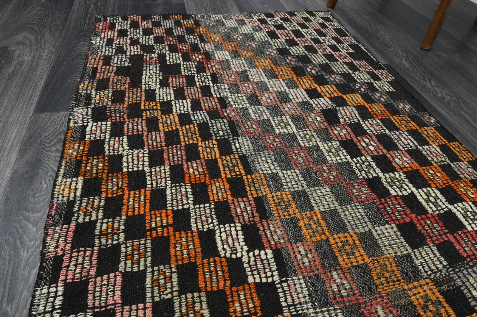 2.9x8.1 ft, TURKISH KILIM Runner - 3