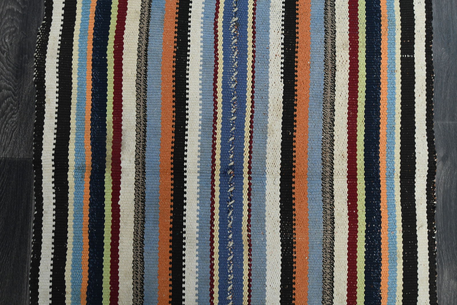 2.6x7.6 ft, TURKISH KILIM Runner - 5