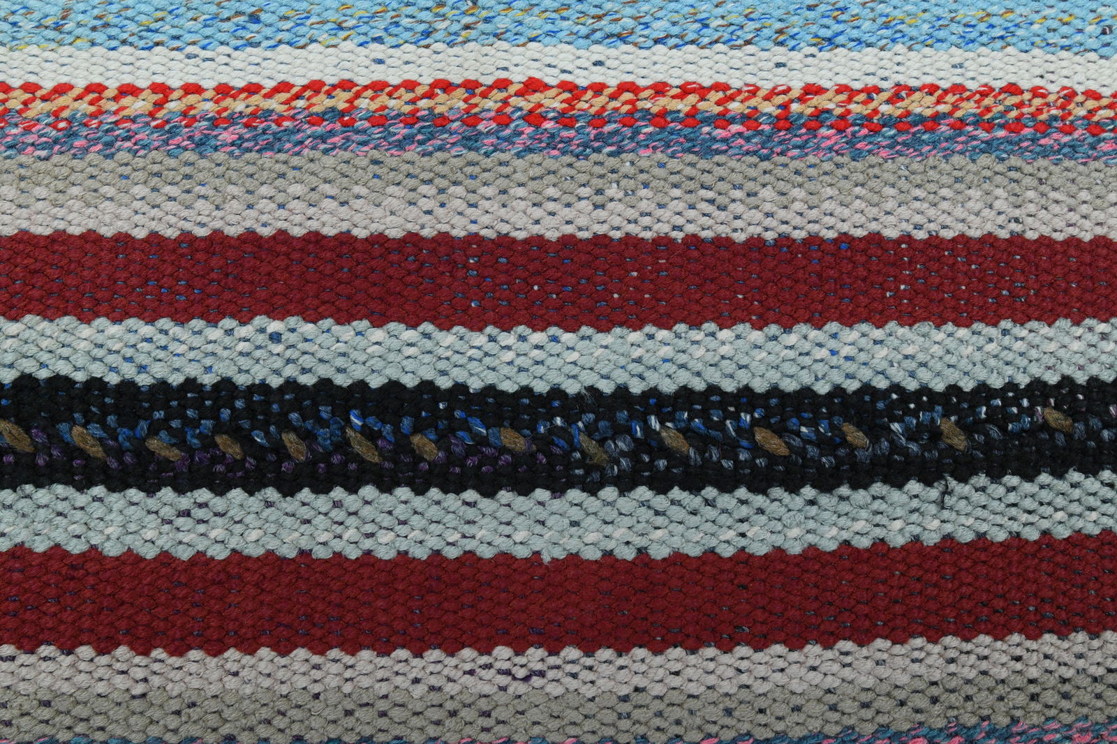 2.4x8.1 ft, Striped Kilim Rug - 6