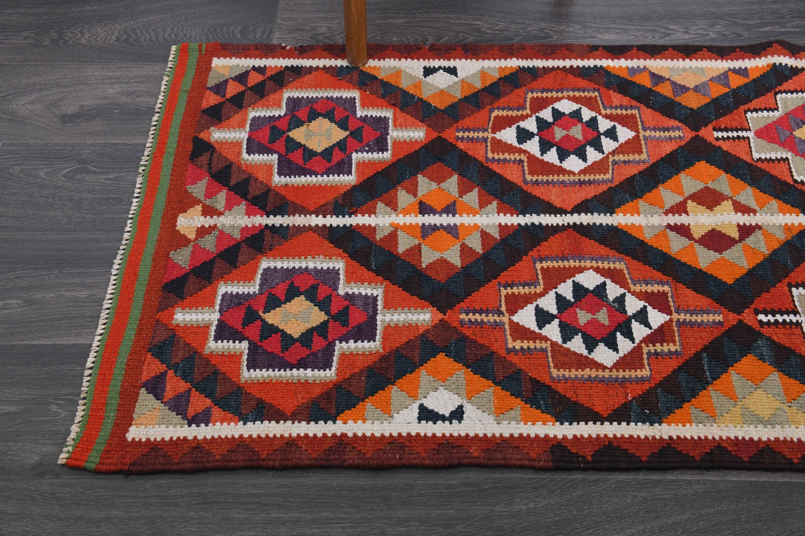 2.7x10.3 ft, TURKISH KILIM Runner - 2